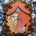 Sleeping beauty fantasy pin - Pink Aurora pin