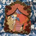 Sleeping beauty fantasy pin - Pink Aurora pin