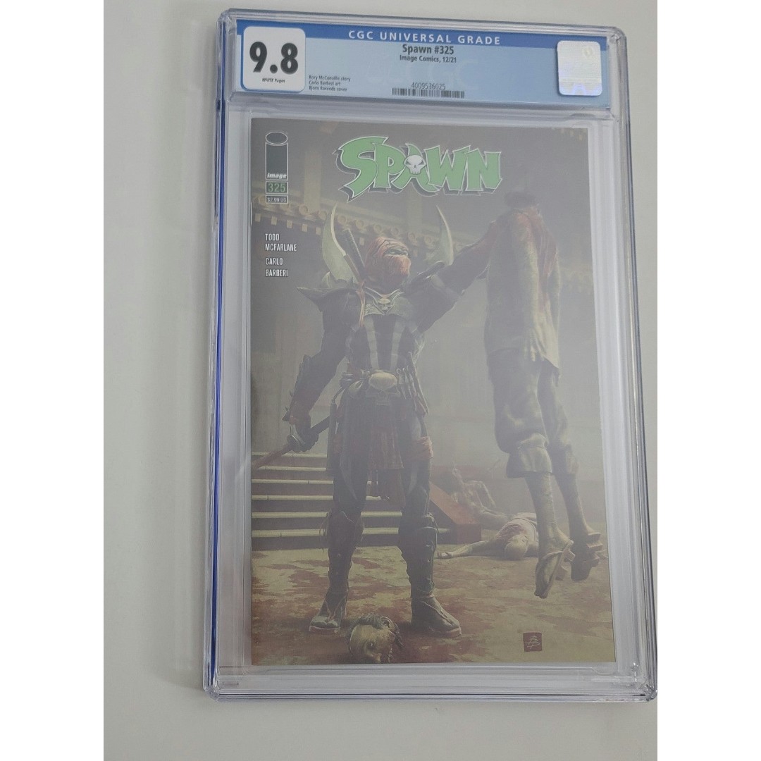 Spawn #325 CGC 9 .8 Bjorn Barends Cover