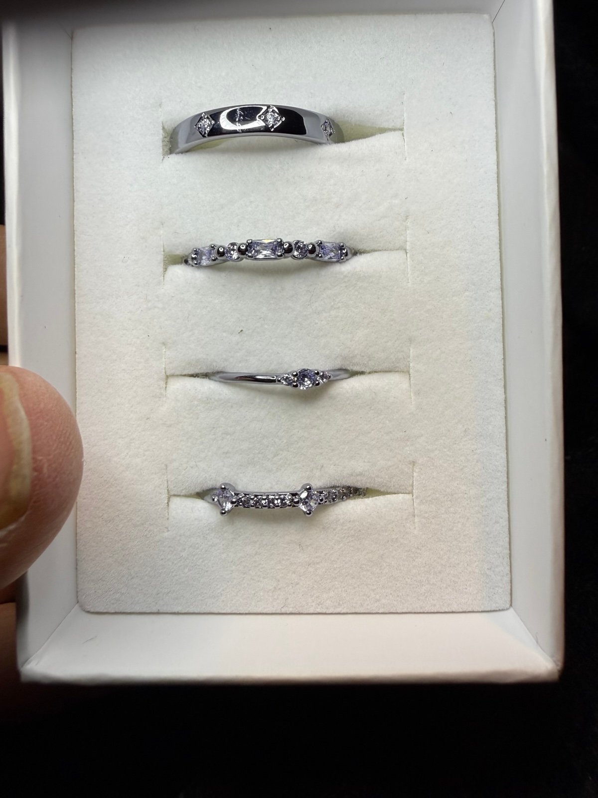 Bomb party ring size 10 luxe bands