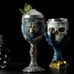 1 pc Medieval Lone Wolf 3D Celtic Magic 7oz Wine Chalice Goblet