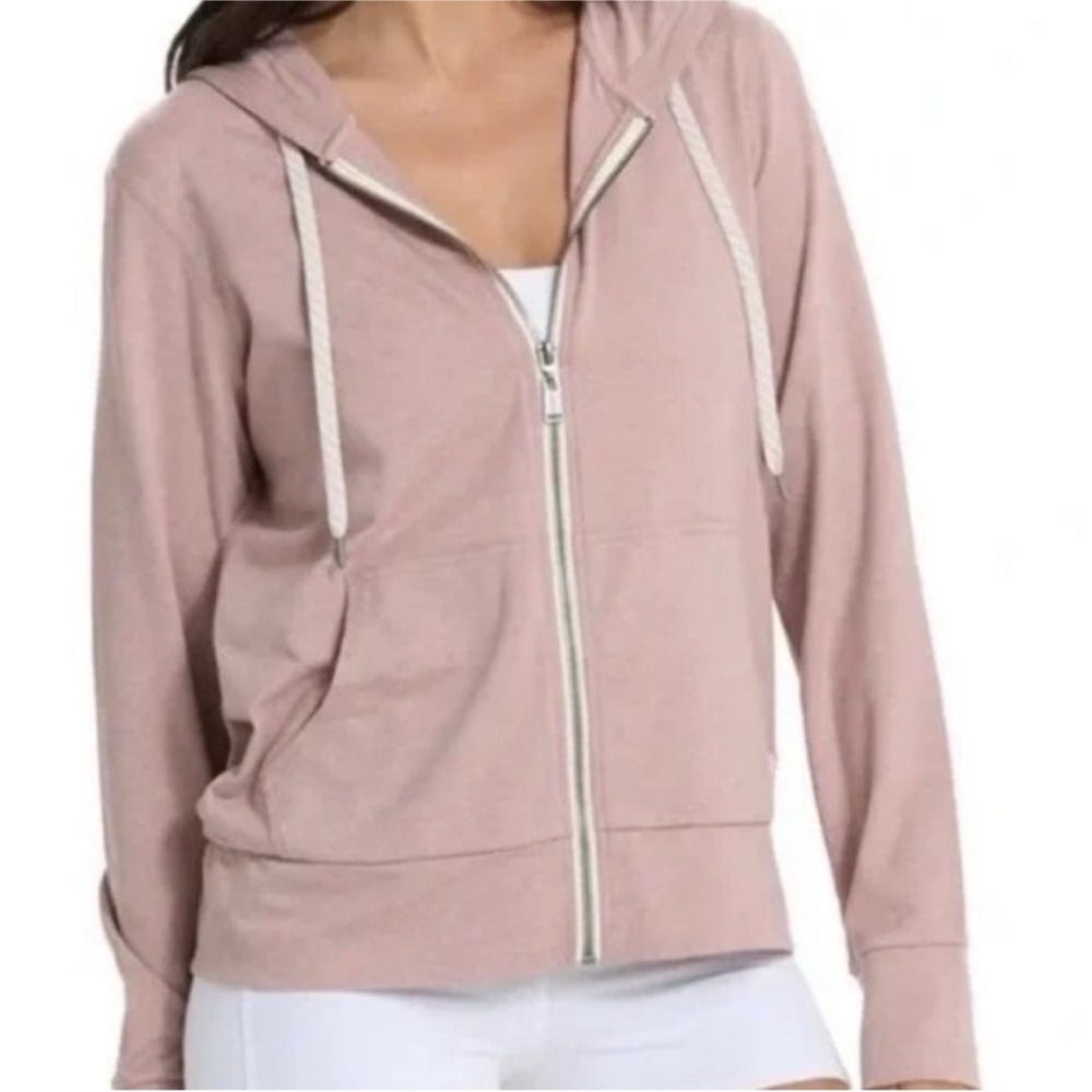 Vuori Halo Performance Hoodie 2.0 Dogwood Heather Pink Size Small VW268