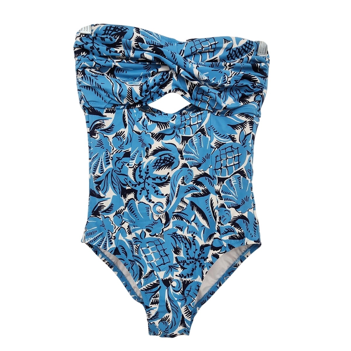 Loft Beach One Piece Swimsuit Size 8 Blue