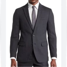 Original Penguin Men's Gray Wool Blend Blazer(40 long)