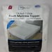 Mainstays 1.25 7-Zone Foam Mattress Topper - Full Size