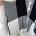 Joan Vass Theodora Black and Ivory Colorblock Poncho Wrap Sweater SZ S/M