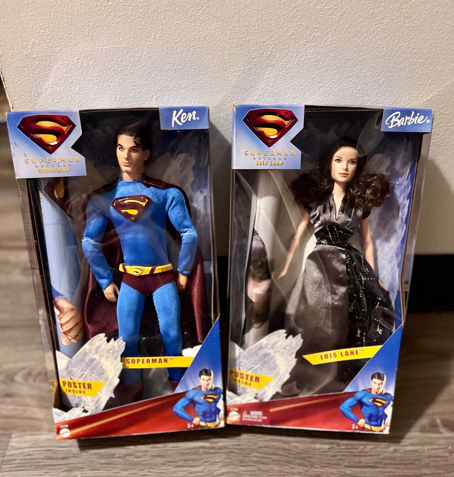 Superman Ken and Lois Lane Returns Barbie Bundle - 2005 Mattel, PLEASE READ DESC