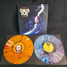 Child's Play Soundtrack (NM) 2LP Record on Chucky Colored Vinyl WAXWORK