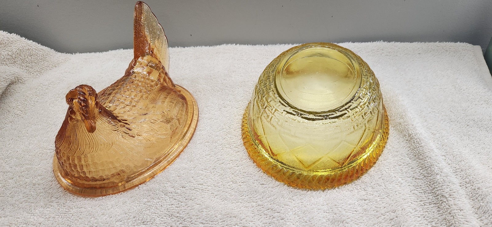 glass hen on Nest