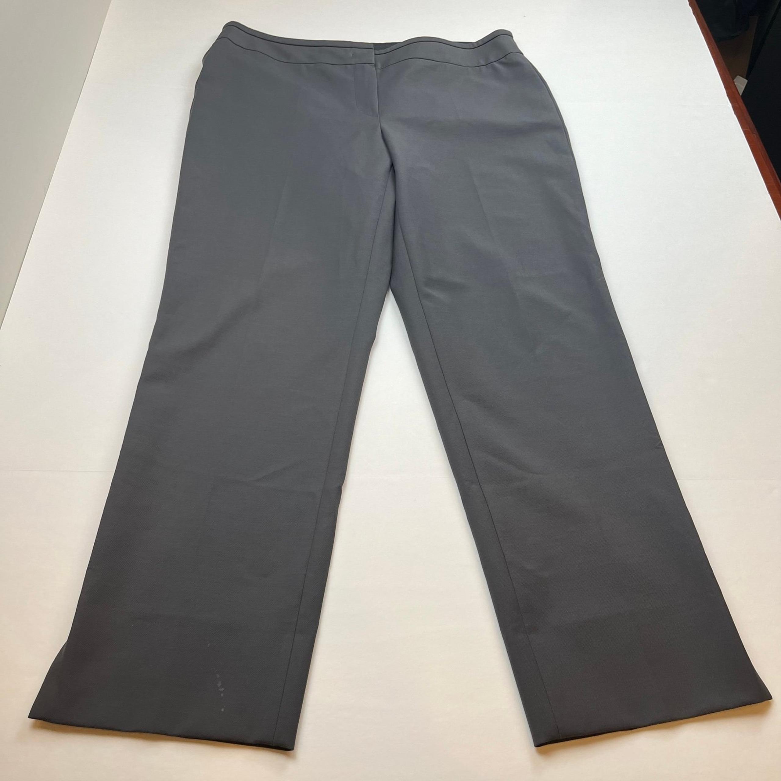 Armani Collezioni women’s grey gray size 12 pants dress pants 34 waist office