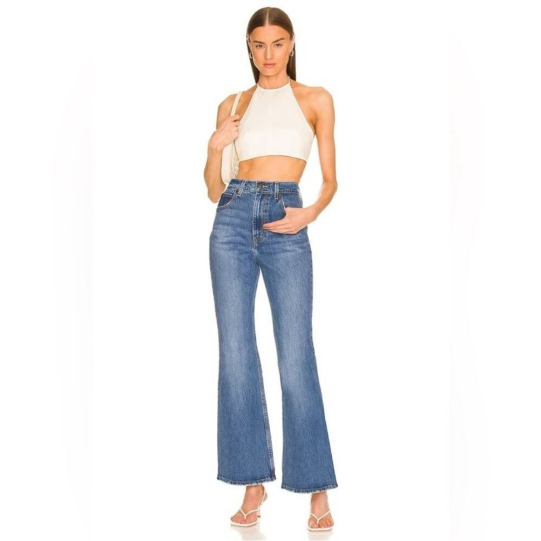 NWOT Levi’s Premium Denim 70s High Flare Medium Wash Jeans SZ 31 12