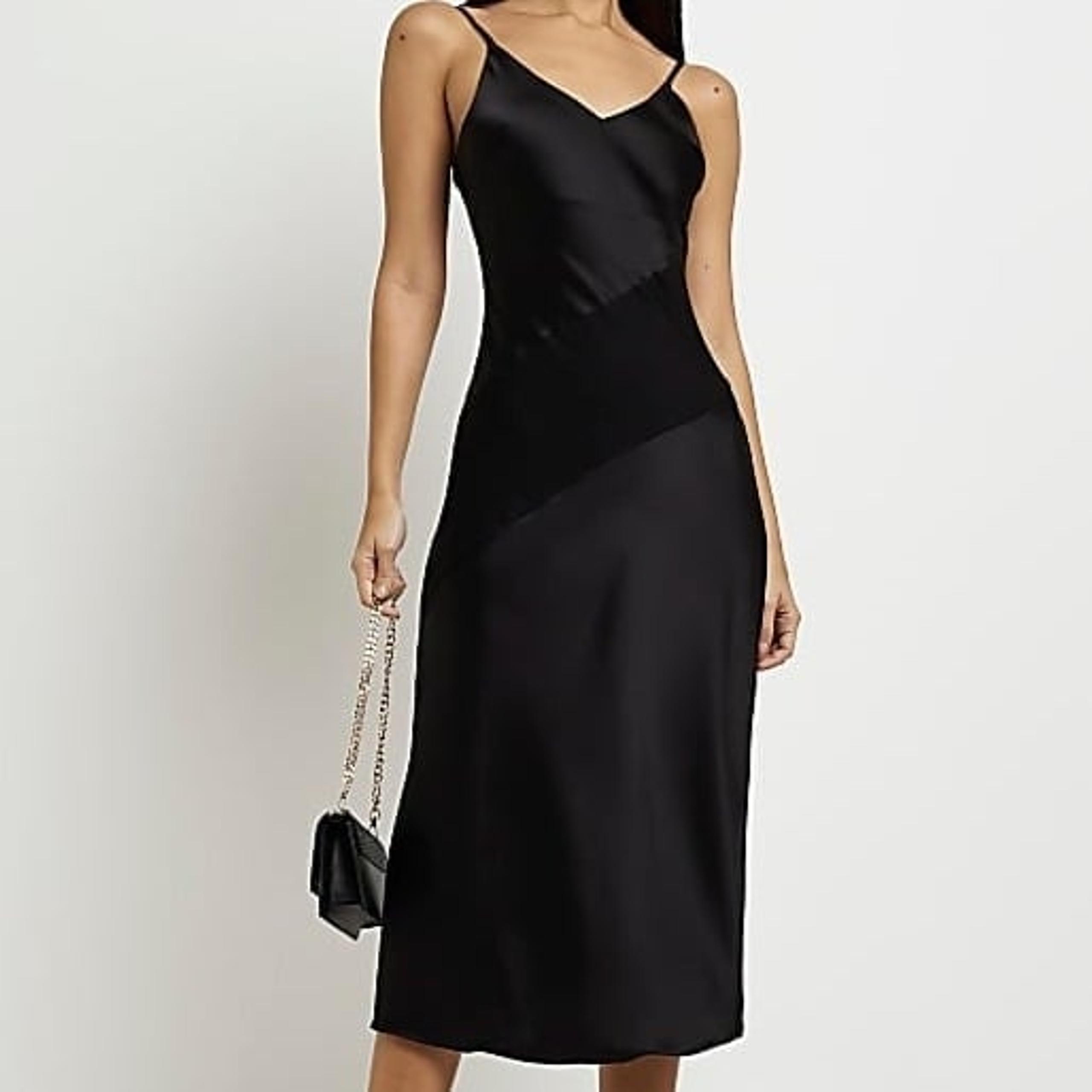 Banana Republic Asymmetrical Seam Midi Slip Dress, Color: Grey, Size: 12, NWOT