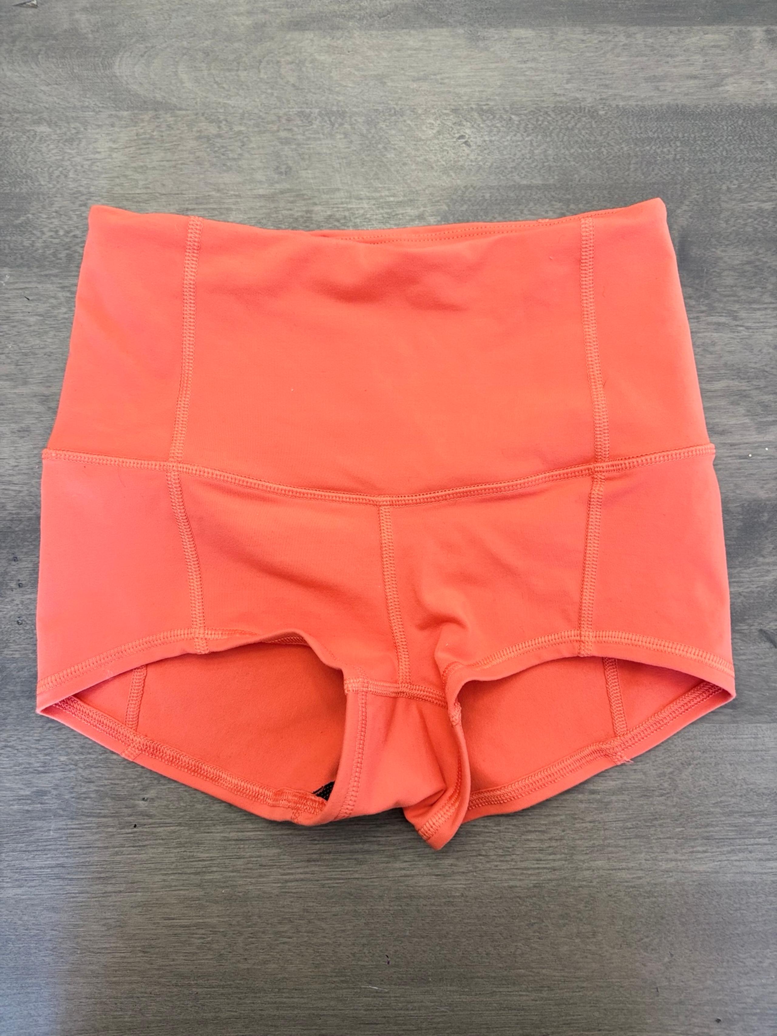 Victoria’s Secret Sport Workout Yoga Spandex Orange Shorts Size XSmall