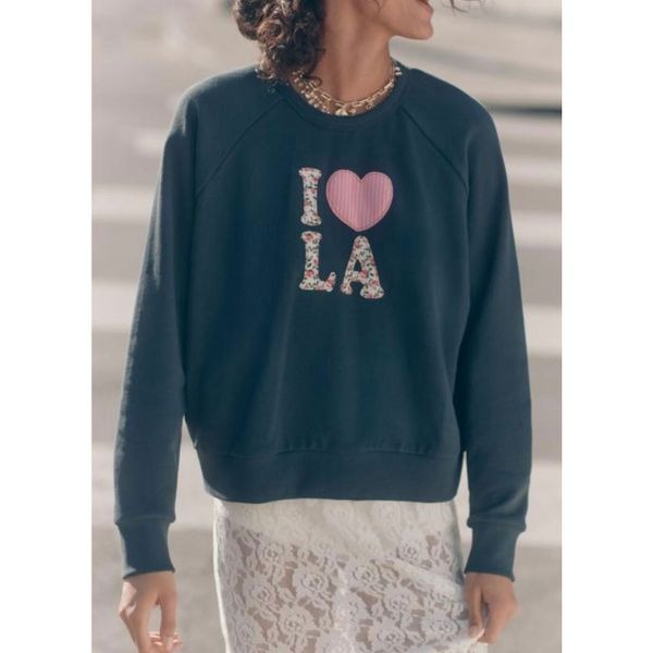 Daydreamer I Love LA Patchwork Sweatshirt
