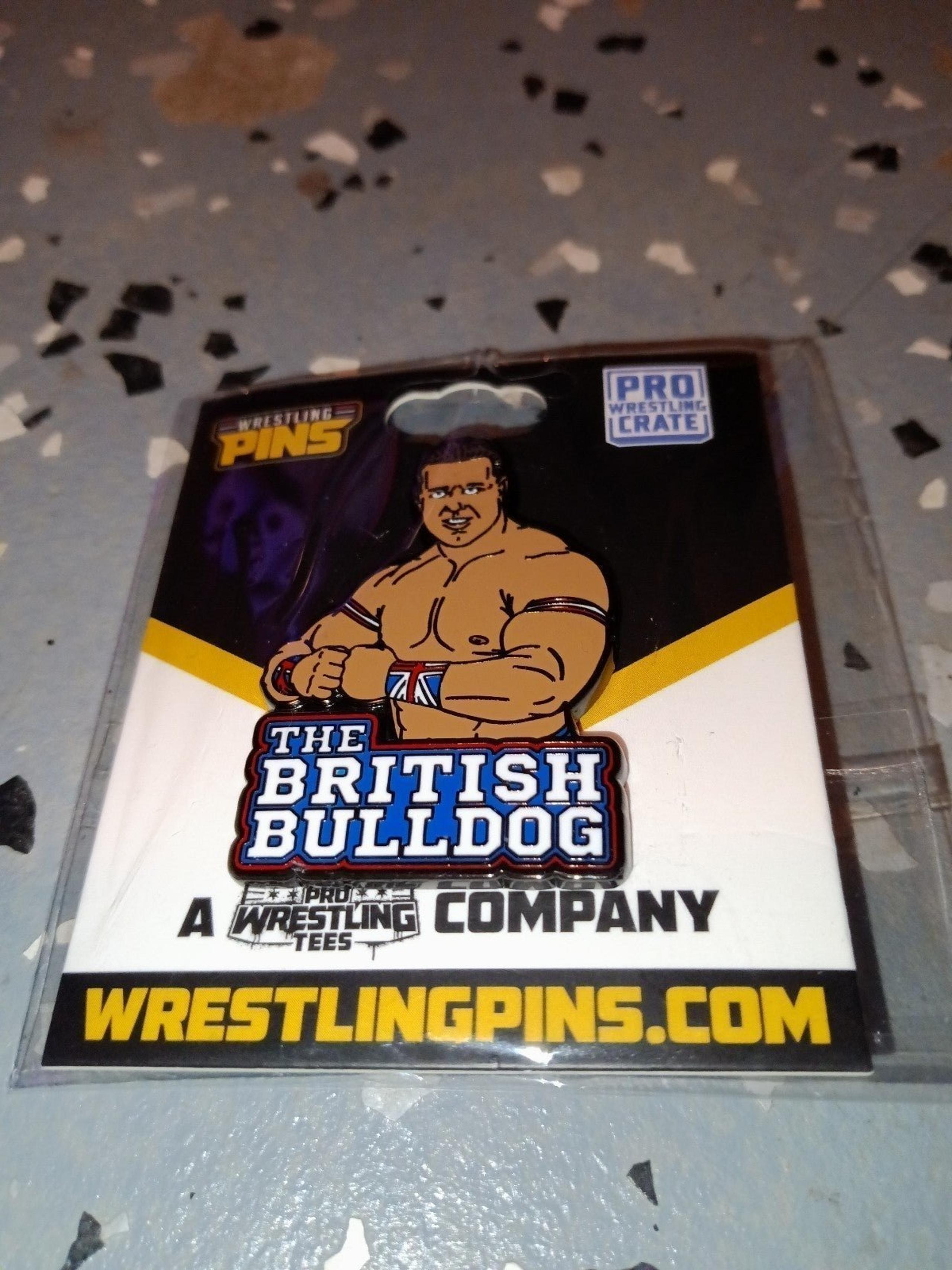Wrestling Pin British Bulldog