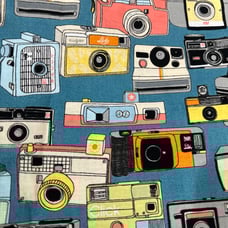 Riley blake Geekly Chic Cameras Fabric