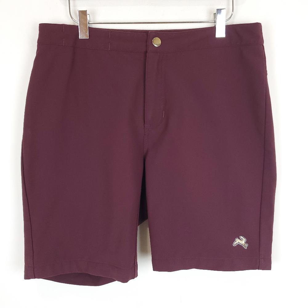 Mens Tracksmith Longfellow Running Shorts in color Wine Size 34