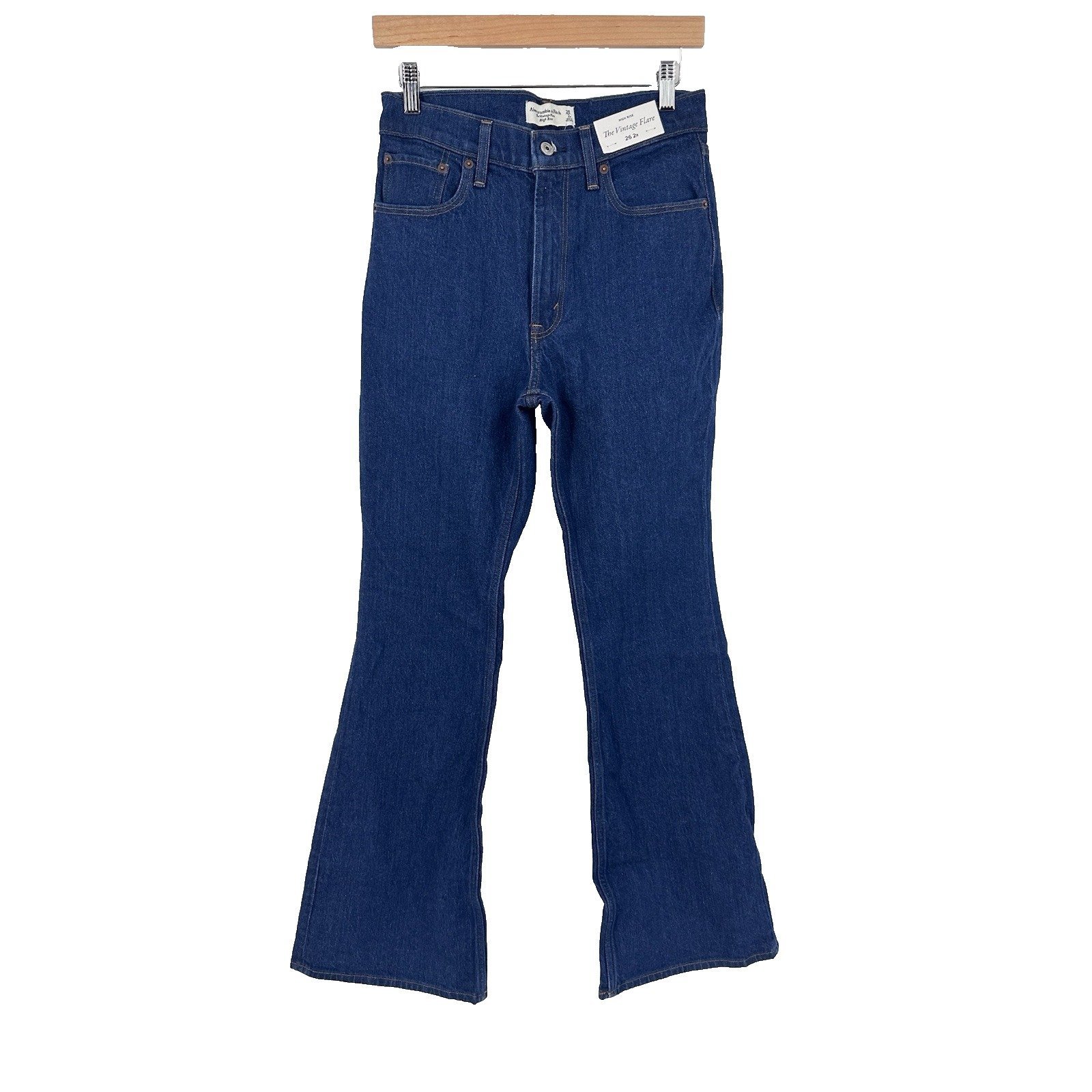 Abercrombie Fitch Jeans Women's 26/2R NWT Vintage Flare High Rise Bell Bottom