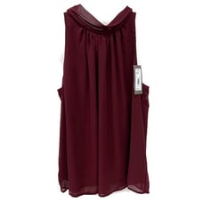 Eva Mendes Chiffon Halter Top