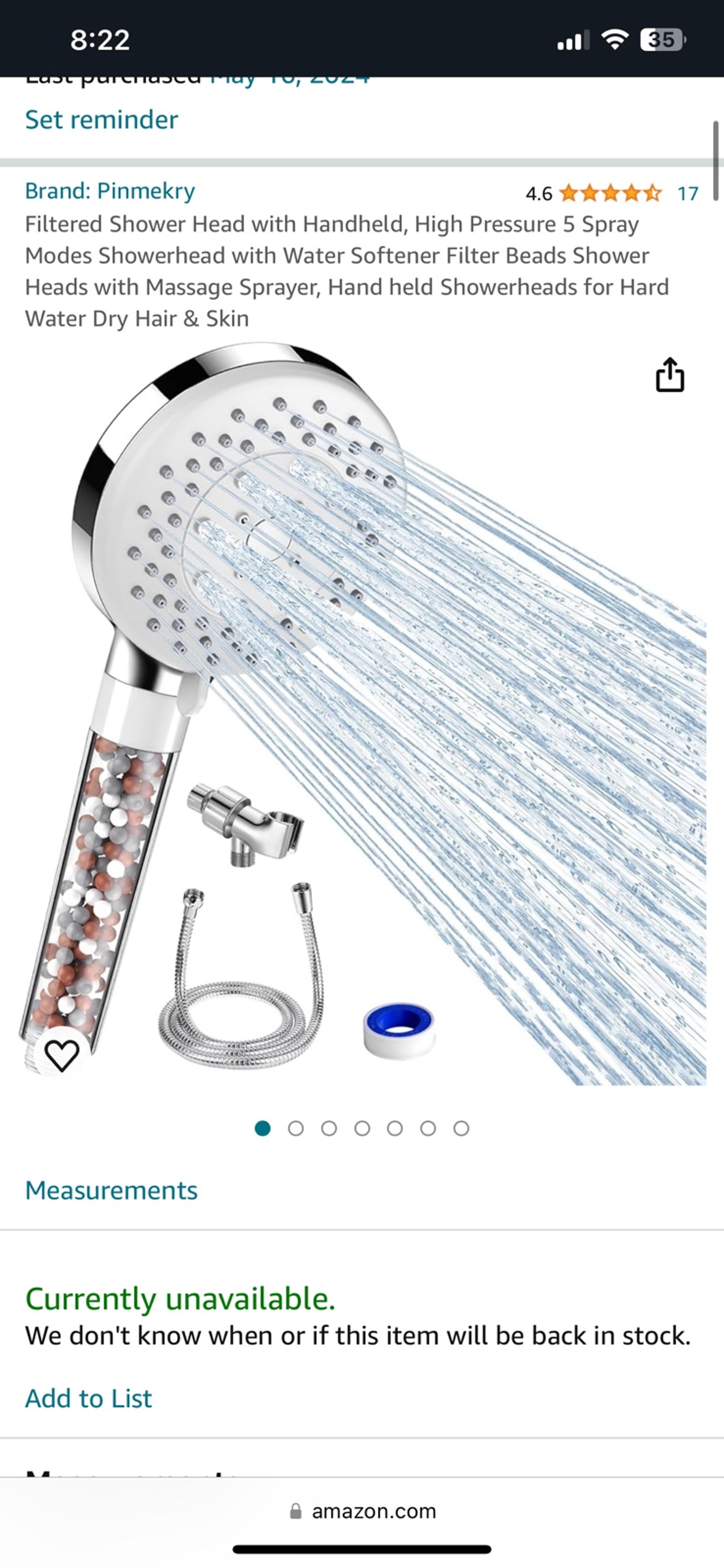 Brand New Shower Head