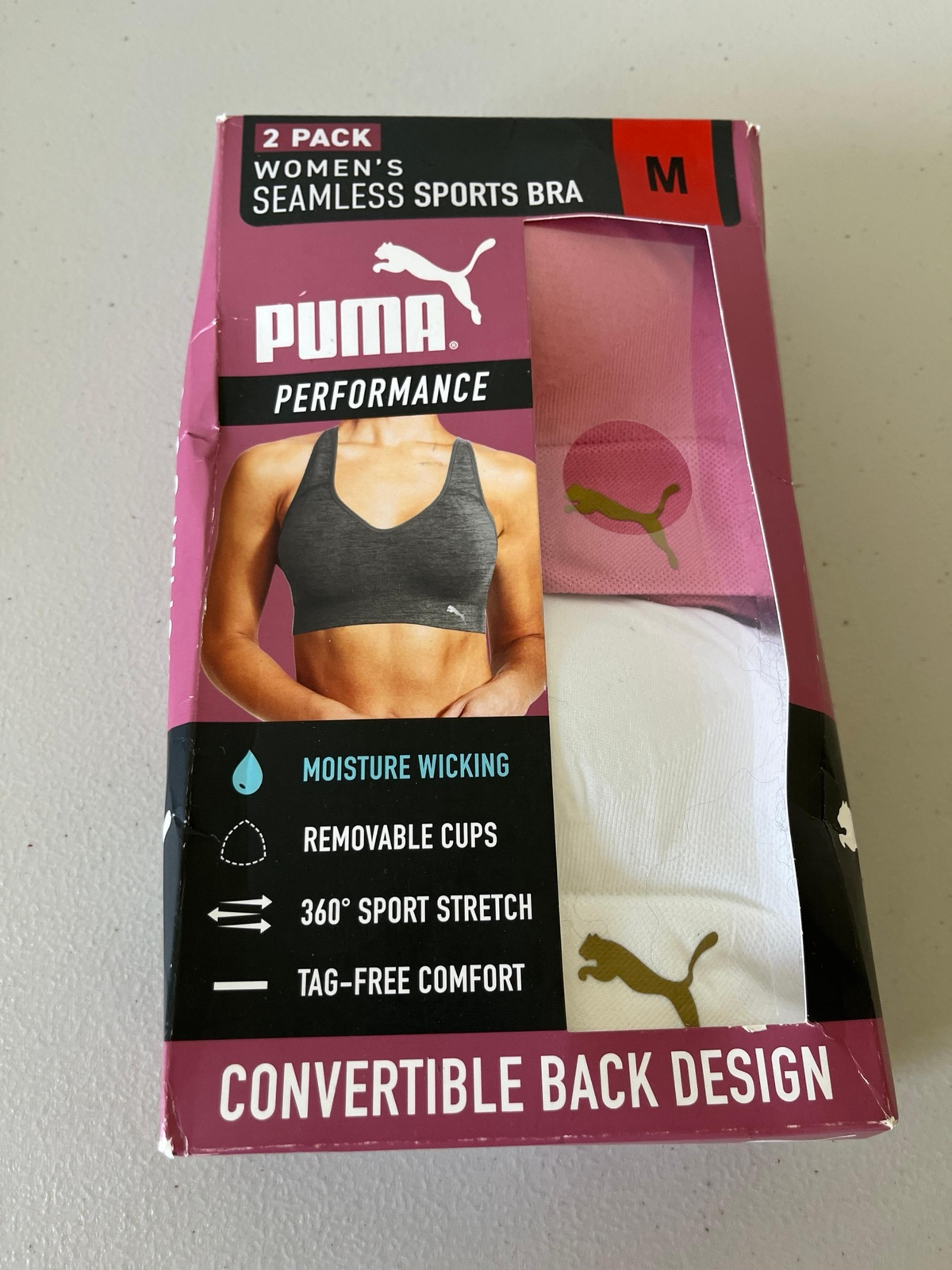 Puma womens seamless sports bra size / M