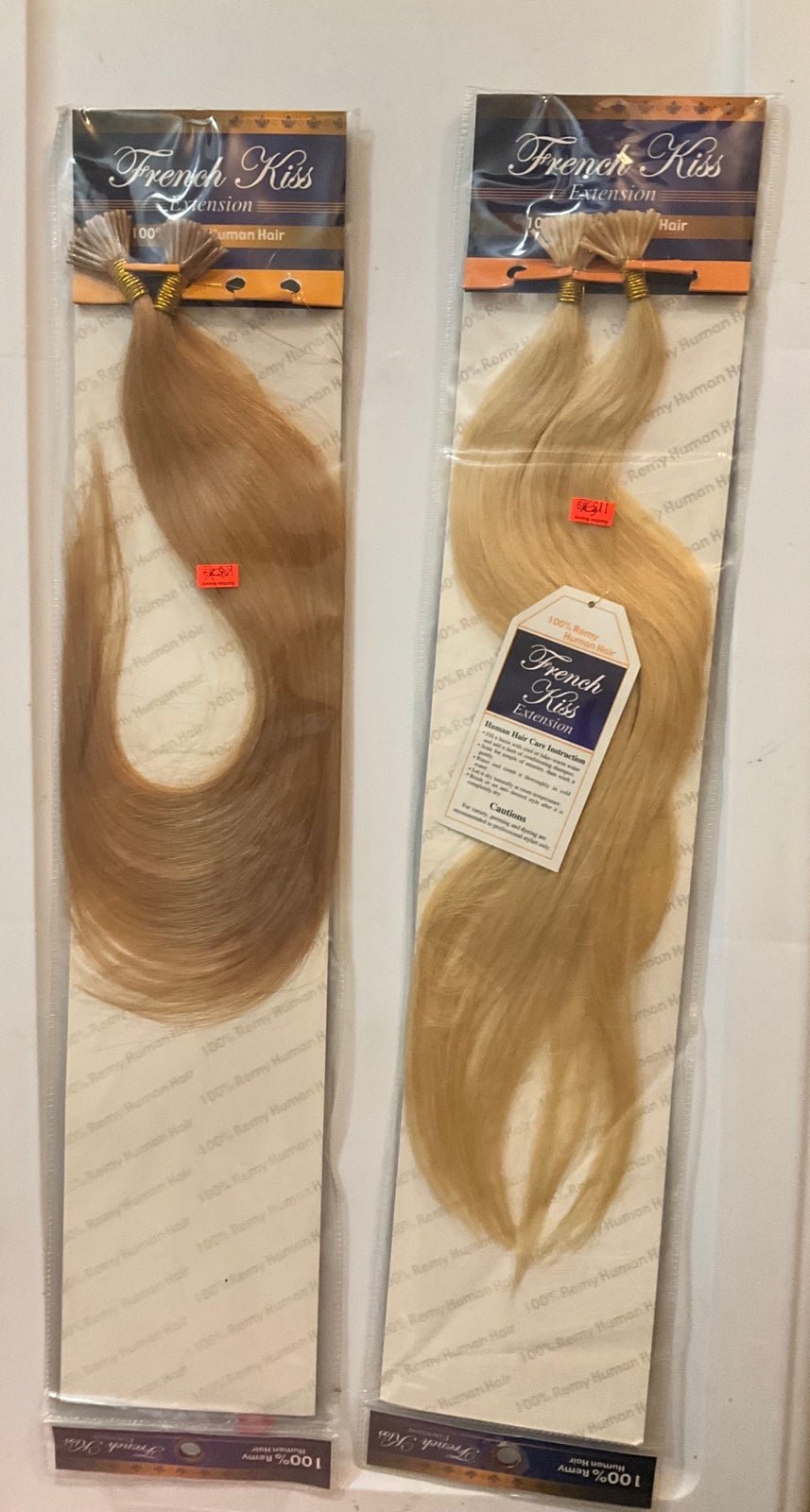 One Hundred percent 100% French Kiss Extensions - Micro-links Hair Installations