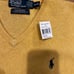 Ralph Lauren Polo yellow gold, lambs wool sweater NWT
