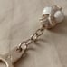 KATE SPADE Jeweled White Snow Owl Keychain Purse Charm Key Fob