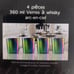 Rainbow Fusion 4pc Set Double Old-fashioned Glasses 12.25oz, New In Box!