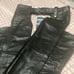 Unisex Black Leather Chaps size Large