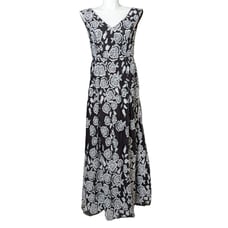 Floral Maxi Dress Embroidery Ball Gown 10 Prom Fairy Grunge Whimsigoth Evening