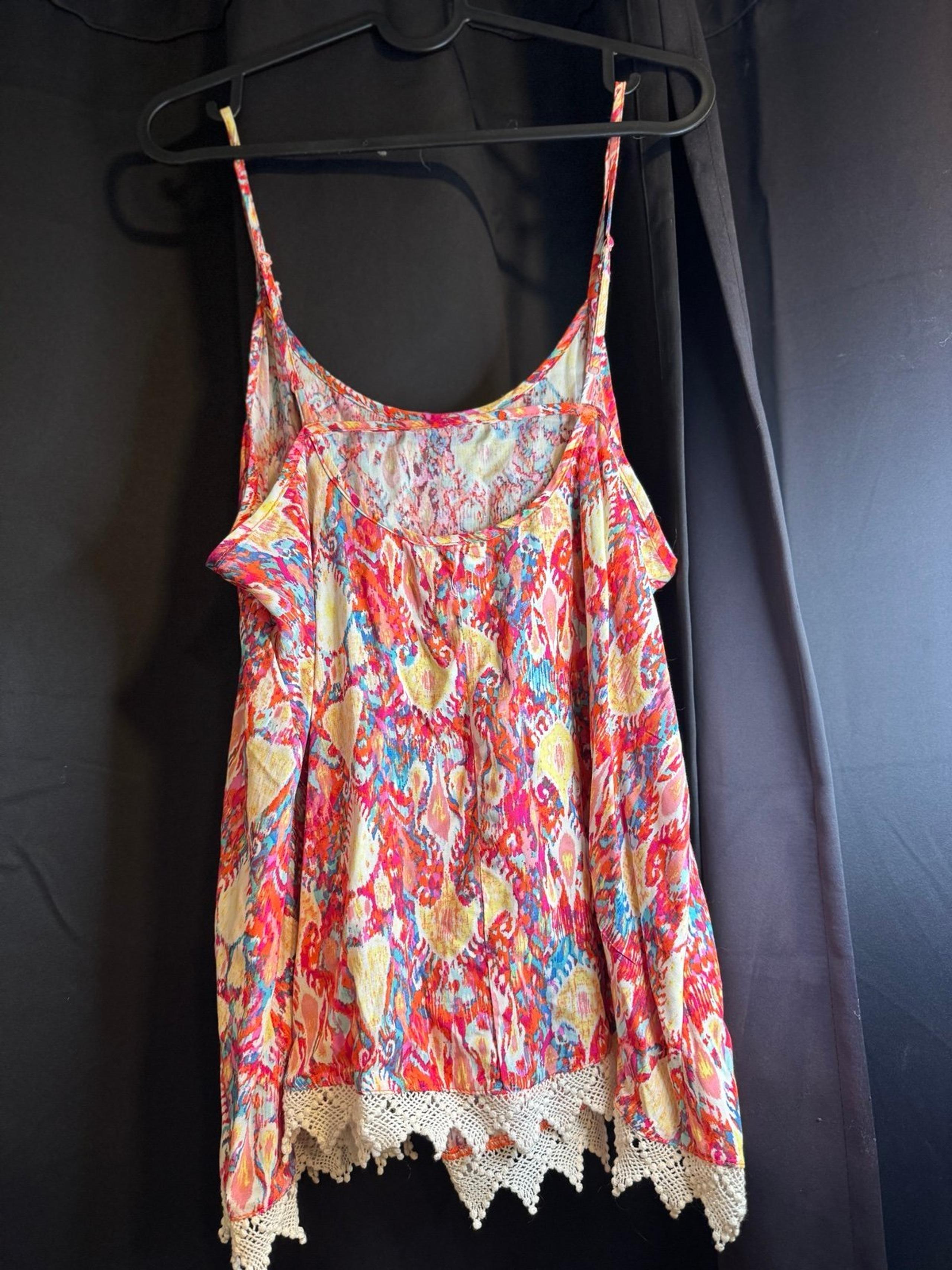 Colorful Mossimo size L tank top