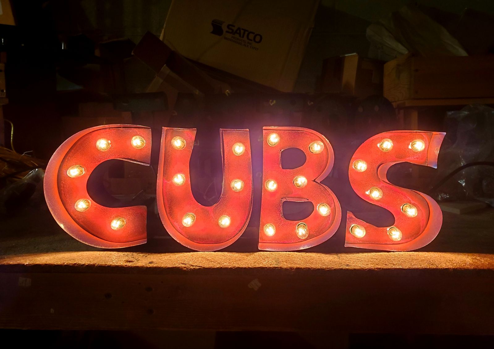 Vintage cubs sign