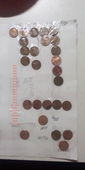 S mint mark pennies