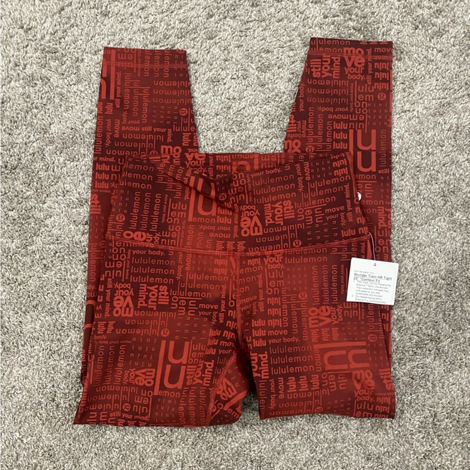 SALE - NWT Lululemon Wunder Train Contour Fit High Rise Tight 25