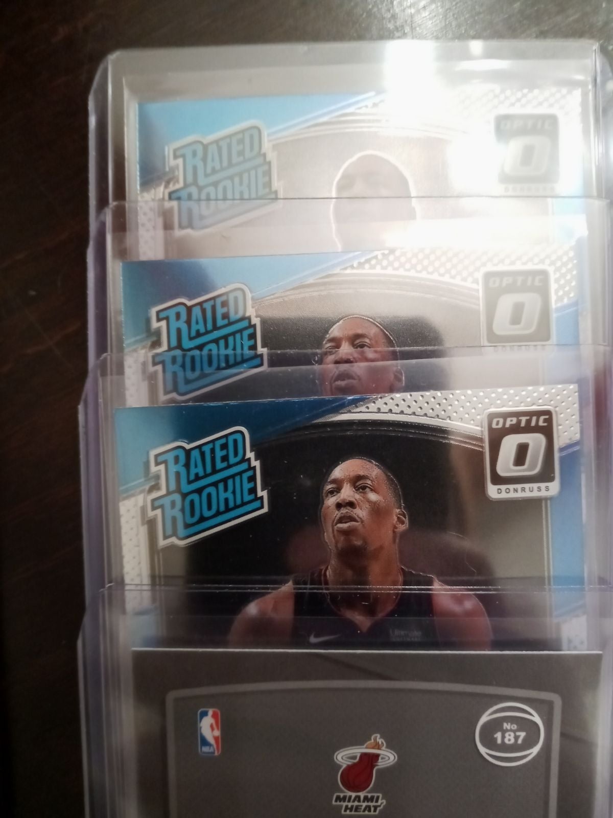 2017-18 Optic Bam Adebayo #187 Prizm Rated Rookie Lot