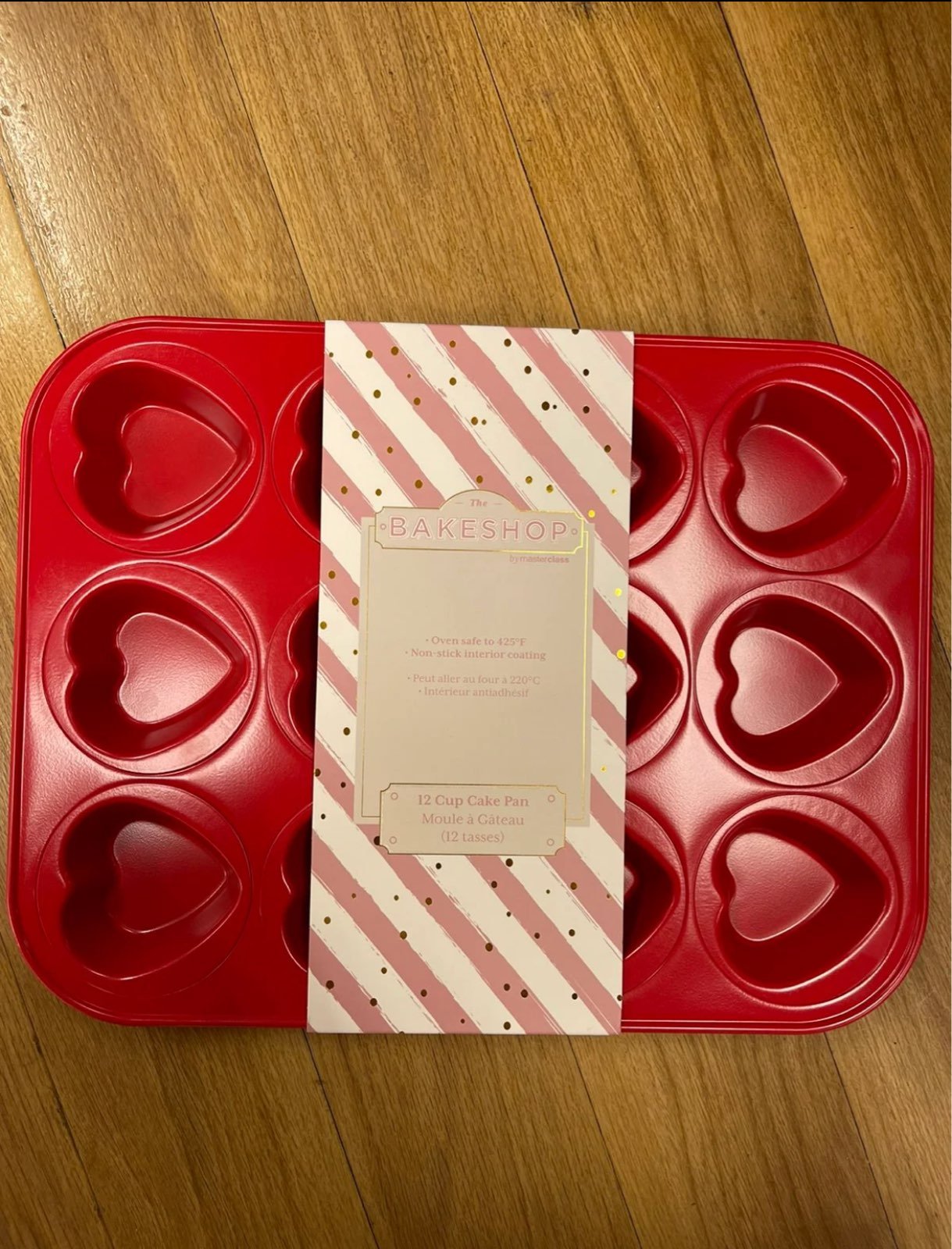 The Bakeshop Heart Shaped Muffin/Cupcake Pan