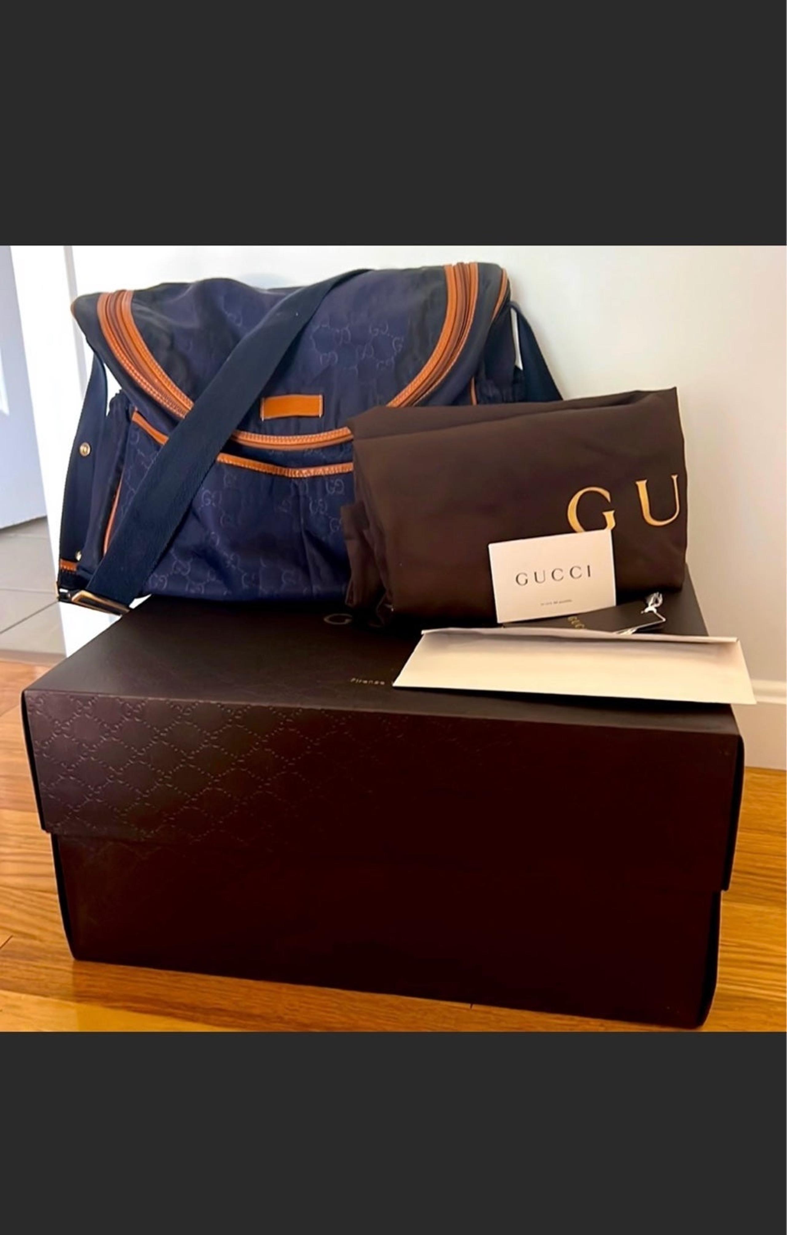 Gucci diaper bag