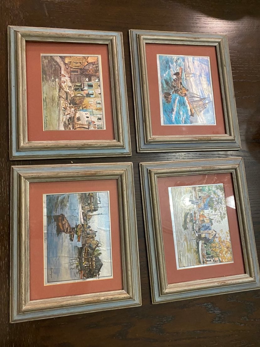 Vtg foil art by leonel barrymore