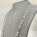 Unisex Sterling Silver 27 1/2 Figaro Necklace SN-3160