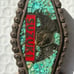Vintage Belt Buckle Featuring Suzuki Motorcycle Brand Logo