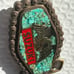 Vintage Belt Buckle Featuring Suzuki Motorcycle Brand Logo