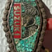 Vintage Belt Buckle Featuring Suzuki Motorcycle Brand Logo