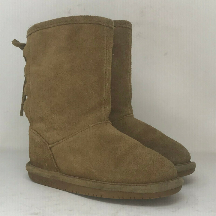 Bearpaw Girls Brown Winter Boots 13