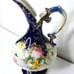 Antique Pitcher Hand Painted with 18k Gold Detail Ornate