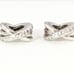 Pair of authentic Pandora silver charm spacers Galaxy CZ