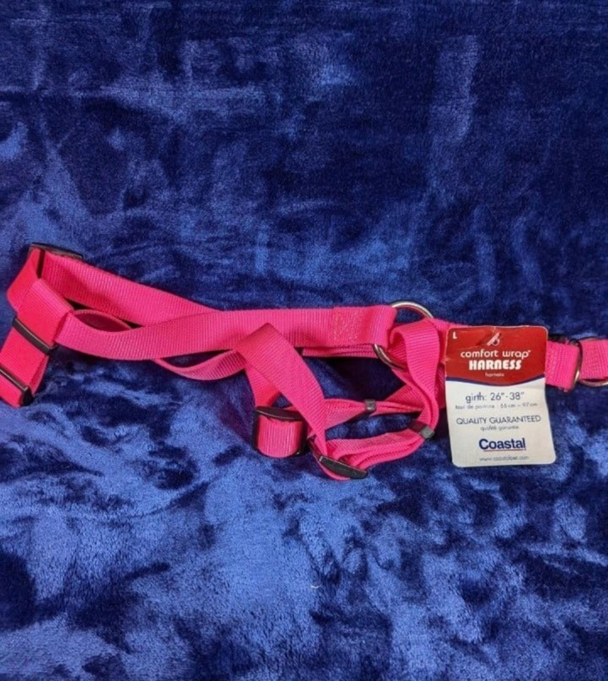 Comfort Wrap Choke Free Harness Pink
