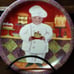 Set of Three Jennifer Brinley Certified French Chef 8-1/4 Salad/Dessert Plates