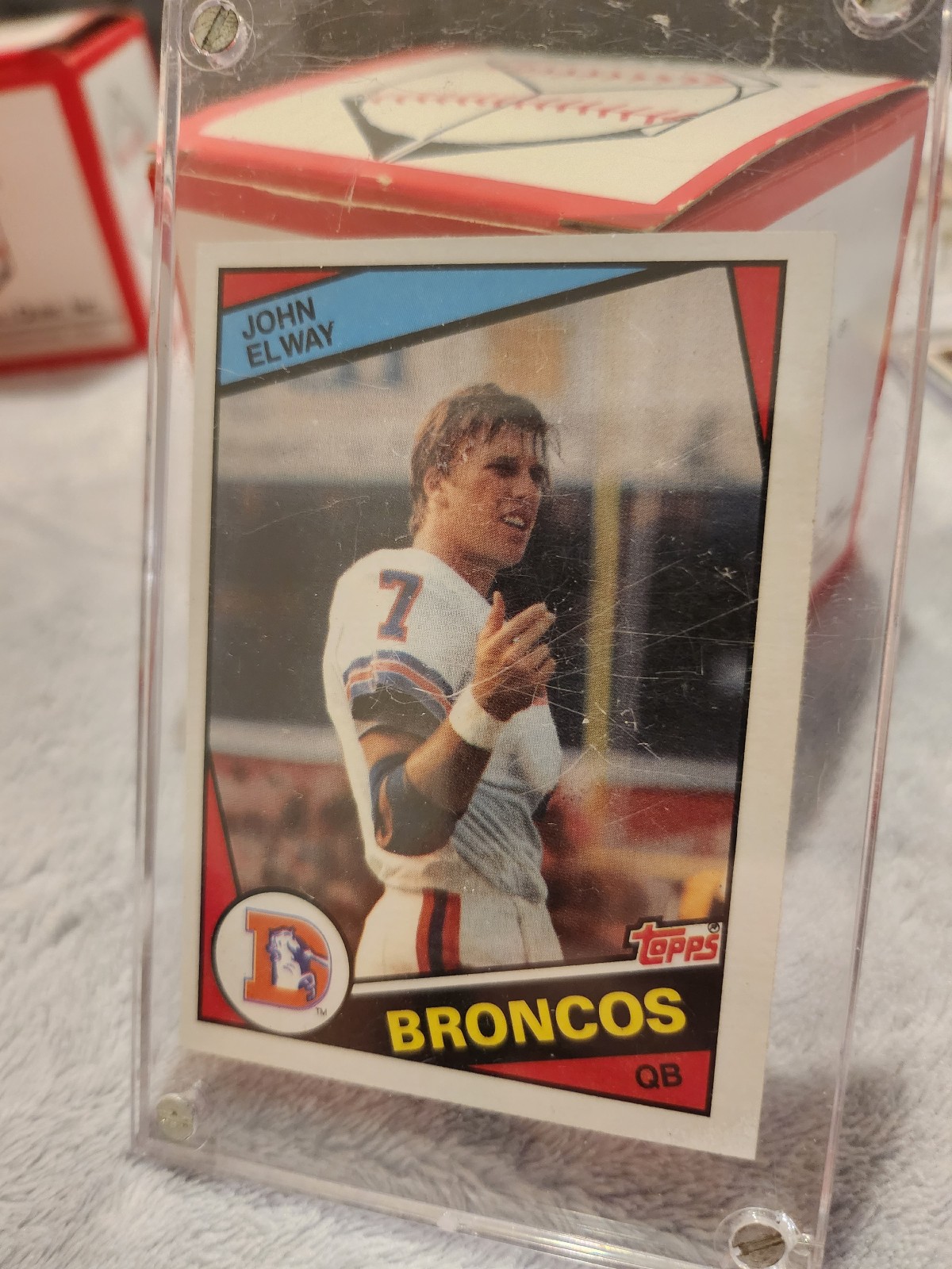 1984 Topps John Elway Rookie Football Card