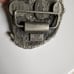 Vintage Pewter Skull Buckle, 1988